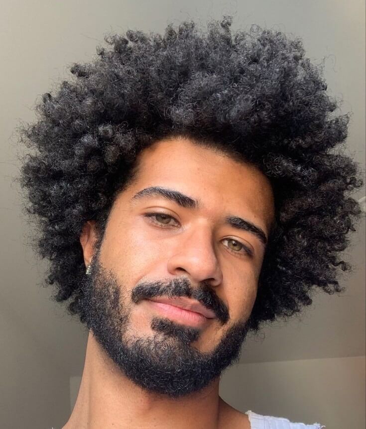 afro mannenkapsel