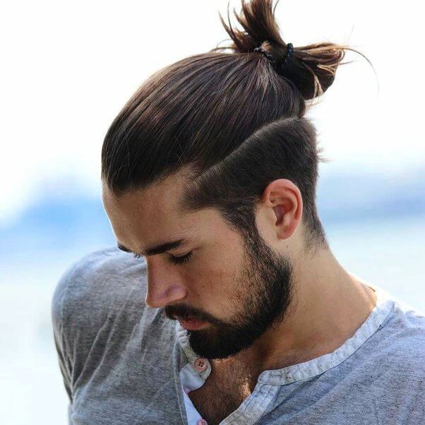 man bun haarstijl