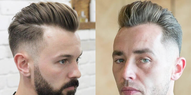 Pompadour haarstijl